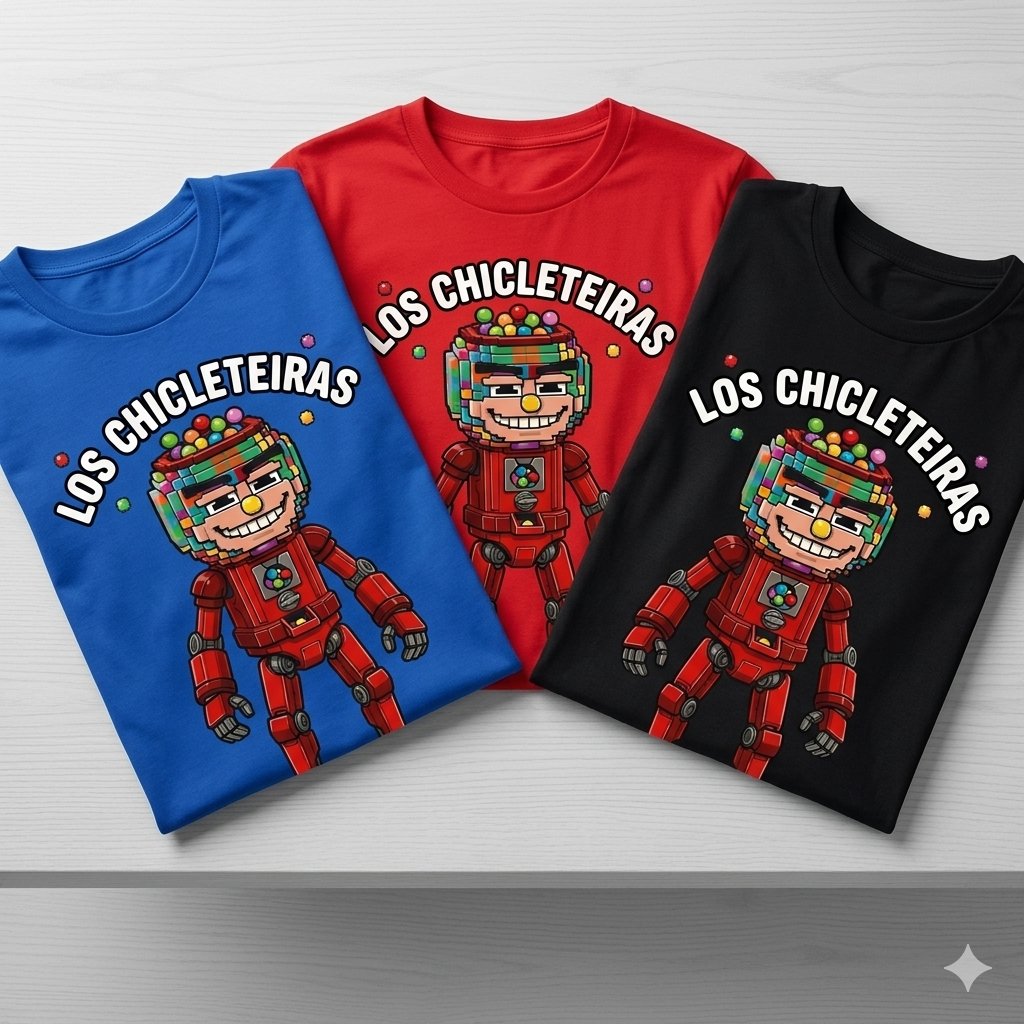 REMERA OFICIAL DE LOS CHICLETEIRAS